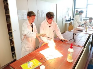 NWL der 4C: Feuer und Flamme für die Chemie