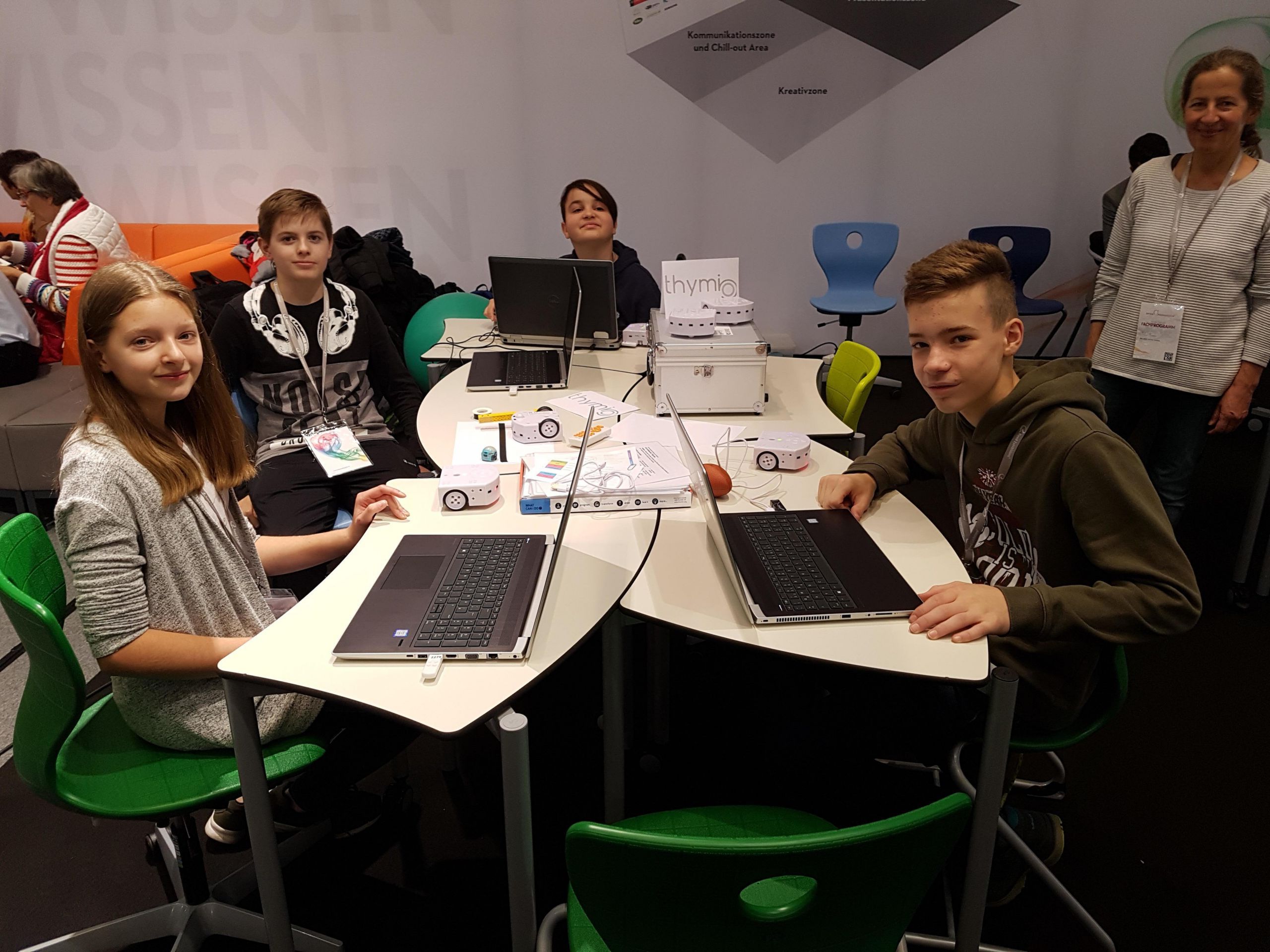 Workshopgestaltung der Robotikgruppe bei der Interpädagogica 2018