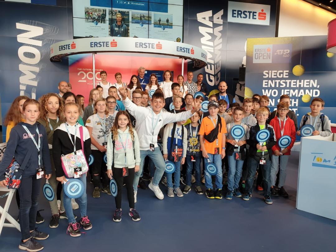 Gymnasium Hartberg bei den Erste Bank Open in Wien